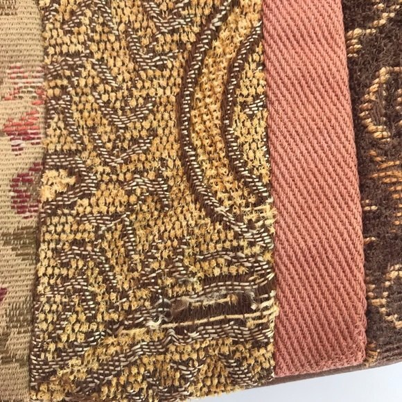 Relic Patchwork Tapestry Faux Leather Boho Shoulder Bag Braided Handle FLAWS - Picture 11 of 12